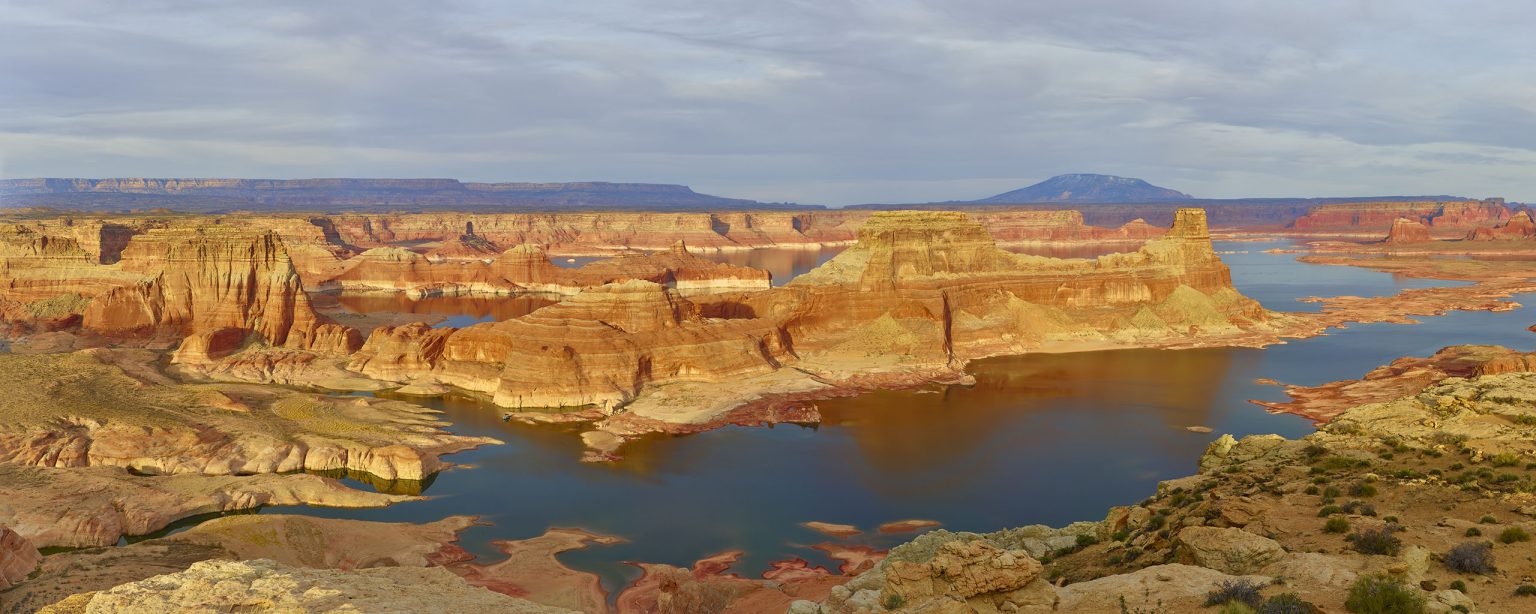An arm of Lake Powell from Ahlstrom Point outside Page Arizona