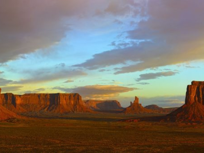 Monument Valley Sunrise from Artist's Point Navajo Lands