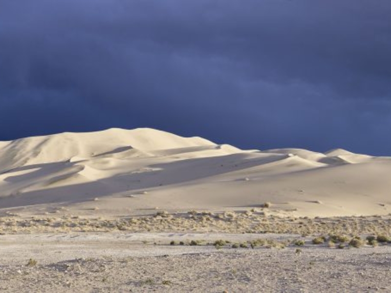 The Eureka Dunes in northern Death Valley National Park are spectacular