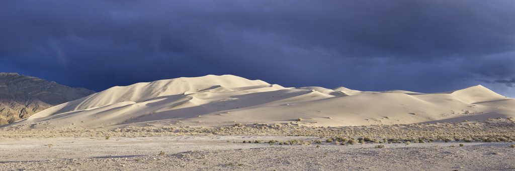 The Eureka Dunes in northern Death Valley National Park are spectacular