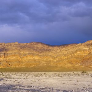 The Last Chance Range at Eureka Dunes in northern Death Valley National Park in a beautiful sunset