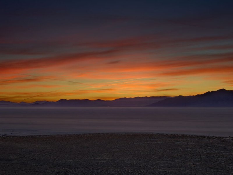 Sunrise on the Black Rock Playa Gerlach Nevada