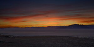 Sunrise on the Black Rock Playa Gerlach Nevada