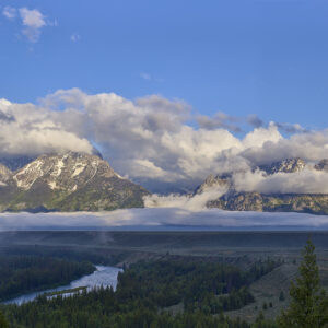 Summer storm in the Tetons Snake River Overlook