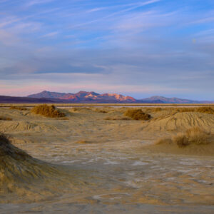 A warm sunset on the Black Rock Playa - Gerlach, Nevada