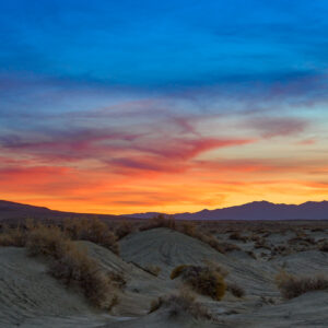 Sunset on the Black rock Playa