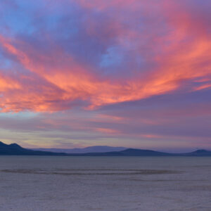 Windy sunset on the Black Rock Playa - Gerlach, Nevada