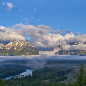 Summer storm in the Tetons Snake River Overlook
